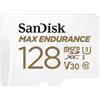 SanDisk MAX ENDURANCE Video Monitoring for Dashcams & Home Monitoring 128 GB mic