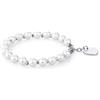S'Agapõ Sagapo Bracciale Donna Acciaio Perle o Sfere Nere Grigie Bianche Sagapò