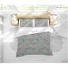 Decorazione artistica Jess Set copripiumino trapuntato blu motivo farfalla 3D lenzuola