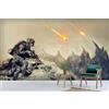 Decorazione artistica Jess Carta da parati 3D War Alien Planet murale rimovibile autoadesiva 198