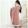 Donna Pile Caldo Wrap Capo Coperta Indossabile Con Mantello Cappotto Inverno