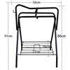 Portasella portatile, accessori per attrezzature equestri, portasella pieghevole