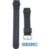 Seiko Cinturino orologio nero originale SEIKO cinturino in uretano subacqueo 18 mm ...