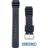 Seiko Cinturino orologio nero originale SEIKO cinturino in uretano subacqueo 17 mm ...