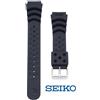 Seiko Cinturino orologio nero originale SEIKO cinturino in uretano subacqueo 20 mm ...
