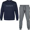 Sergio Tacchini Tuta Uomo SERGIO TACCHINI Cotone Felpato - Vari Modelli