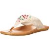 The SAK Shana Crochet Thong Sandal, Bassi Donna, Ecru Bali Beads, 38 EU