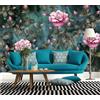 Decorazione artistica Jess Carta da parati 3D rose rosa murale rimovibile autoadesiva 425