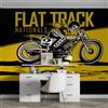 Decorazione artistica Jess Carta da parati 3D Flat Track murale rimovibile autoadesiva 777