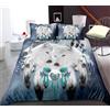 Decorazione artistica Jess Set copripiumino trapuntino 3D India animali acchiappasogni lenzuola