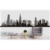 Decorazione artistica Jess Carta da parati 3D Cityscape Shadow murale adesivo autoadesivo rimovibile 79
