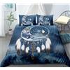 Decorazione artistica Jess Set copripiumini trapuntati 3D India acchiappasogni lenzuola