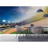 Decorazione artistica Jess Carta da parati 3D Stadium Sky Cloud autoadesiva rimovibile