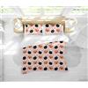 Decorazione artistica Jess Copripiumino trapuntato 3D gatto zucca rosa set lenzuola