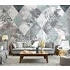 Decorazione artistica Jess Carta da parati foresta geometrica astratta 3D murale autoadesiva rimovibile 931