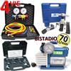 Prodotti KIT Kit professionale condizionamento - pompa 70 Lt R32, set manometri 4 vie, cartel