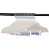 Tosnail Confezione da 30 grucce in velluto per bambini, grucce con clip, colore: bianco sporco
