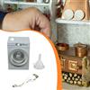 1:12 Miniatura di mobili per lavatrice per casa delle bambole, modello in