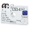 ELEKTROBOCK CS3-4 relè temporizzato | interruttore temporizzato 230 V | per ventilatori e illuminazione | collegamento senza conduttore neutro