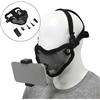 Maschera facciale in rete con montaggio e adattatori per giochi
