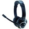 Conceptronic Cuffie Stereo con Microfono Conceptronic POLONA02BA - Plug 3.5mm - con cavo splitter - Nero