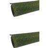 Euromarchi 2 Fogli Carta Vellutata Presepe Effetto Muschio Prato Verde 50x70cm Euromarchi