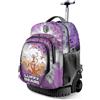 One Piece Luffy Gear 5-Zaino Trolley GTS FAN, Lilla, 32 x 47 cm, Capacità 30 L