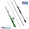TICA CANNA PESCA VERTICAL JIG TICA WASABI MEDIUM LIGHT 2.40 M AZIONE 80/200 GR