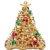 Pandora Charm Pandora Openwork Albero di Natale Dorato 769226C01 Ciondolo Nuovo