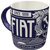 Tazza da Colazione Latte Caffe Te Modello Fiat 500 Since 1899 Classic Vintage