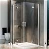 Idralite BOX CABINA DOCCIA SALOON DOPPIA ANTA BATTENTE BAGNO 70 75 80 85 90 100 110 120