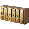 UTENSILERIA 1PZ ALUBOX CASSETTA POSTALE A 6 POSTI BRONZO ART. C6: