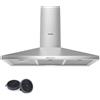 COMFEE Cappa Aspirante 90 cm PYRA17SS 90 Acciaio Inossidabile Cappa Cucina con