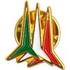 Spilla pulce in metallo smaltato Frecce Tricolori Aeronautica Militare