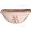 Vaso Gerla Vasca Fioriera Spighe Grano appendere a parete in terracotta toscana