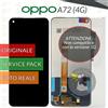 OPPO DISPLAY ORIGINALE OPPO A72 (4G) CPH2067 SERVICE PACK LCD TOUCH SCHERMO VETRO