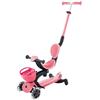 Globber Monopattino Evolutivo per Bambini 3 in 1 Rosa con Luci LED 50kg