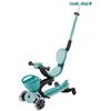 Globber Monopattino Evolutivo per Bambini 3 in 1 Verde Menta con Luci LED 50kg