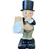 Statua di ragazzo in resina, scultura da collezione per armadietti, mensole