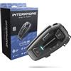 INTERPHONE U-COM 8R, Interfono moto con Tecnologia Mesh 3.0 per 24 motociclisti e fino a 1.6km di distanza, Interfono casco compatibile TFT e GPS, Speaker 40mm, autonomia 18h e impermeabile IP67