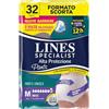 Lines Specialist Pants Maxi Unisex per Incontinenza, Taglia M, Pacco Scorta | Per perdite di urina abbondanti, protezione giorno e notte, morbido e avvolgente, Zero Odore, 4 Confezione da 8 Pezzi.
