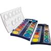 Pelikan Acquerelli, 24 Colori e 1 Tubetto di Bianco, Tavolozza Integrata, Set Colori Acquarello Per Dipingere, Set Portatile, Prodotto in Germania