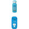 Cartomania Borraccia termica Pinguino, Acciaio Inox bpa free, 350 ml, Mantenimento temperatura: caldo 12 hfreddo 24 h, Bambini e adulti, Idea regalo + Portapenne, Azzurro,Scuola