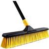 Yocada Scopa a spinta da 45,7 cm per uso commerciale all'aperto, scopa resistente con setole rigide lunghe 165,9 cm per la pulizia di patio, garage, terrazza, cemento, legno, pietra, piastrelle