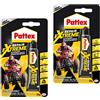 Pattex Repair Extreme, 2 Tubi da 20 g Adesivo Multiuso Flessibile e Non restringente, Adesivo per riparazioni Resistente alle Temperature, Forte Adesivo per Interni ed Esterni