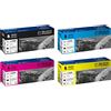 BLACK POINT Cartuccia Toner 4Pack (CON CHIP) per HP 207X 207A (W2210A W2211A W2212A W2213A) per HP Color Laserjet Pro MFP M283fdw Laserjet Pro MFP M282nw HP Laserjet Pro M255dw Laserjet M255nw M283fdn M282 M283