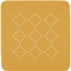 Spirella - Tappeto per Doccia in Schiuma PVC Modello Alaska - Tappeto da Bagno Antiscivolo con Ventose + Fori di Drenaggio Antimuffa - 55 x 55 cm - Arancione