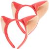 2 Pcs Orecchie Da Volpe Cerchietto Cute Per La Testa Degli Animali