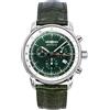 Zeppelin Orologio da uomo Zeppelin LZ 14 Verde Quadrante Quartz Chronograph Z88884 50M