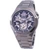 Bulova Abito Automatico Nero Quadrante In Acciaio Inox 98A179 Orologio da Uomo